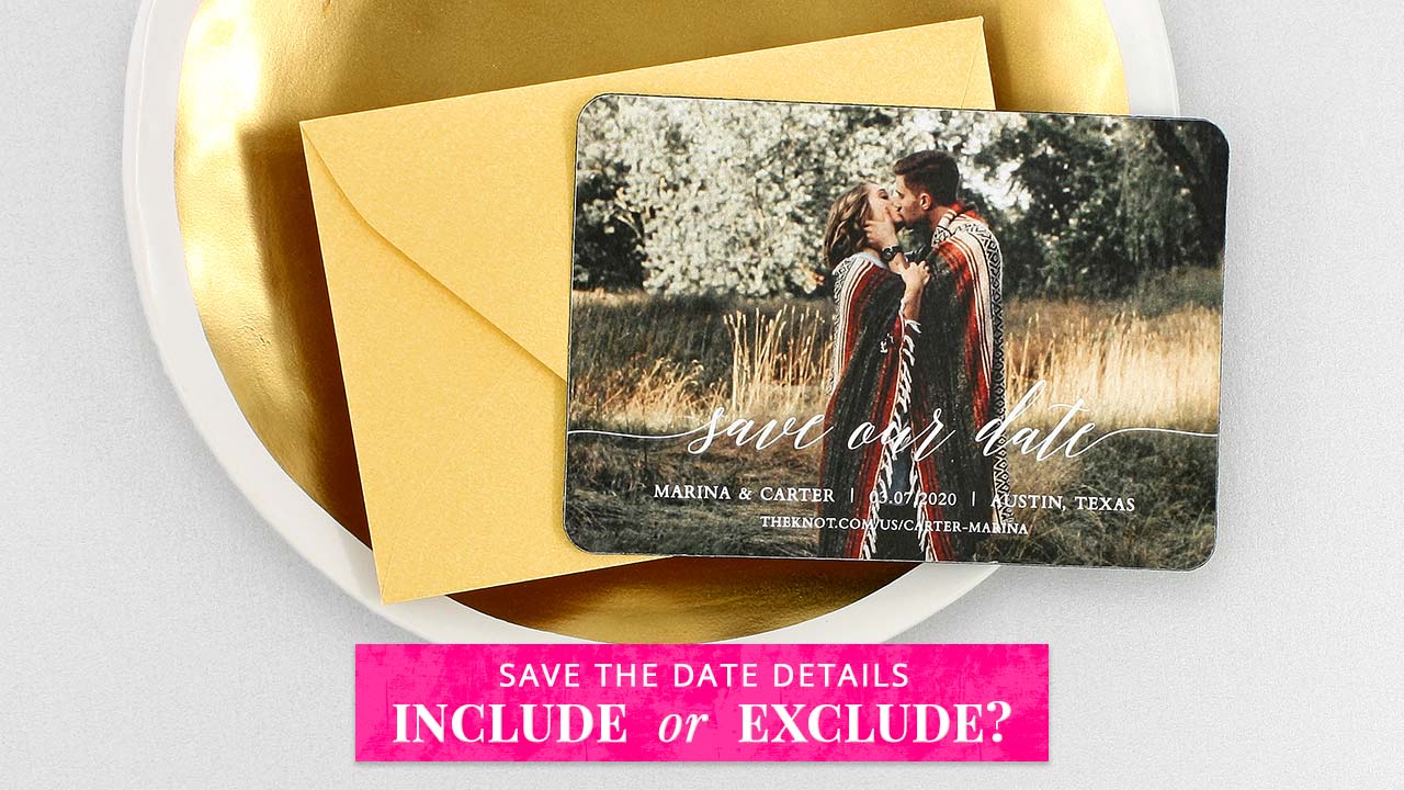 Save The Date Magnets What To Include What To Exclude1
