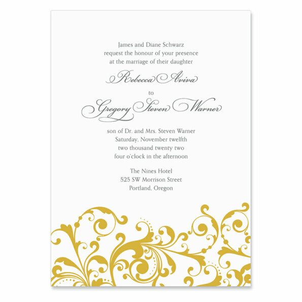 Bellini Wedding Invitation