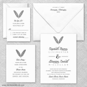 Scout Nb Wedding Invitation And Rsvp