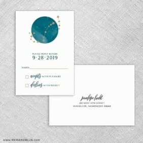 Estrella Nb Rsvp Card And Envelope