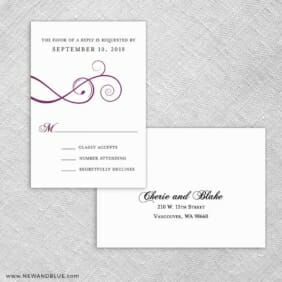 Ballroom Nb Rsvp Card And Envelope