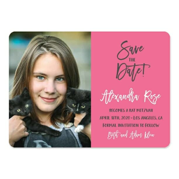 Modern Bat Mitzvah Save The Date