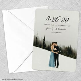 Simply Smitten Save The Date Party Card