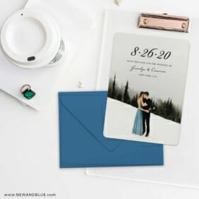 Simply Smitten Save The Date Cards And Optional Color Envelopes