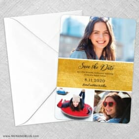 Union Square Bat Mitzvah NB Save The Date Party Card