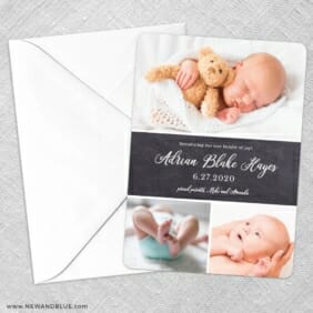 Union Square Baby NB Save The Date Party Card