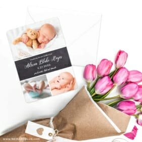 Union Square Baby NB Save The Date Cards With Envelope