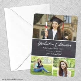 Union Square Graduation Save The Date Party Card