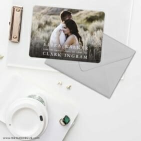 Only You Nb1 Save The Date Cards And Optional Color Envelopes