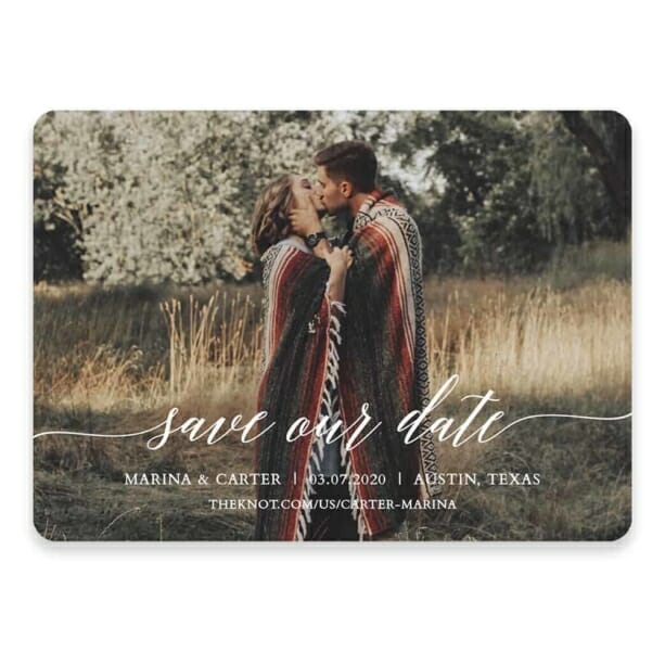 Scripted Romance Save The Date