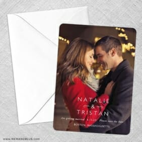 Look Of Love Save The Date Party Card