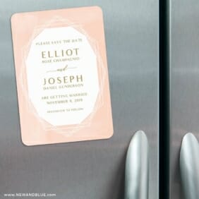 Quartz Nb1 3 Refrigerator Save The Date Magnets