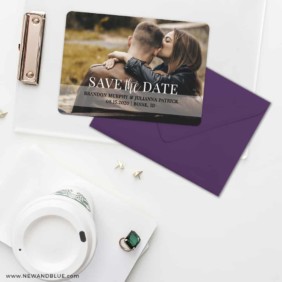 Lasting Love Save The Date Cards And Optional Color Envelopes