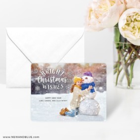 Snow Bunny 4 Wedding Save The Date Magnets