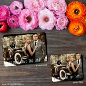 Rockefeller 2 Save The Date Magnet Classic And Petite Size
