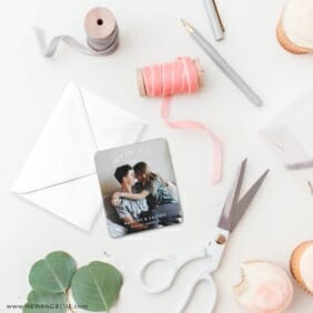 Curved Script 4 Petite Size Magnet