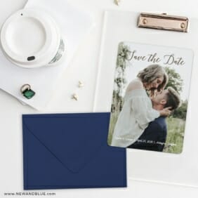 Someone Like You Save The Date Cards And Optional Color Envelopes