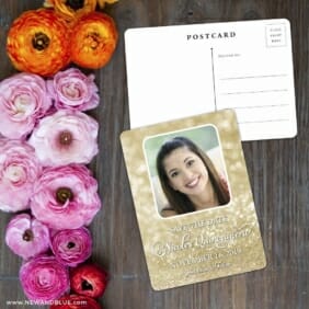 Mariana Save The Date Postcard With Back
