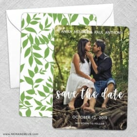 Bliss Save The Date Wedding Card