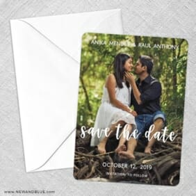 Bliss Save The Date Party Card