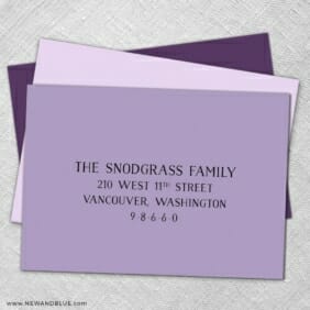 Guest Address Printing For Wedding Envelopes