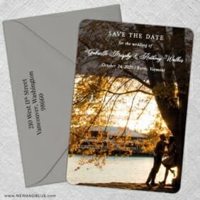 Devoted To You 5 Save The Date With Optional Color Envelope