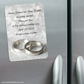 With This Ring Nb 3 Refrigerator Save The Date Magnets