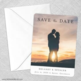 Cherished Save The Date Party Card