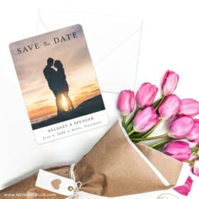 Cherished Save The Date Cards With Envelope