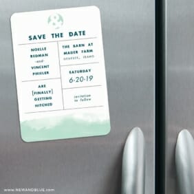 Chroma 3 Refrigerator Save The Date Magnets