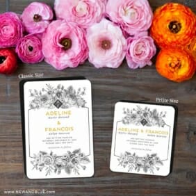 Harlow 2 Save The Date Magnet Classic And Petite Size