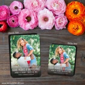 Vignette Nb 2 Save The Date Magnet Classic And Petite Size