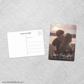 Together Forever Save The Date Postcards Fb