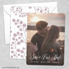 Together Forever Save The Date Wedding Card