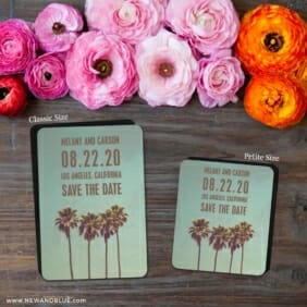 Los Angeles 2 Save The Date Magnet Classic And Petite Size