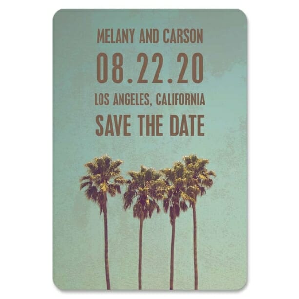 Los Angeles 1 Save The Date Magnets