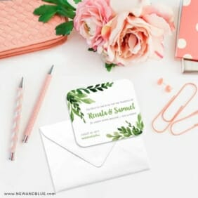 Greenery 4 Petite Size Magnet