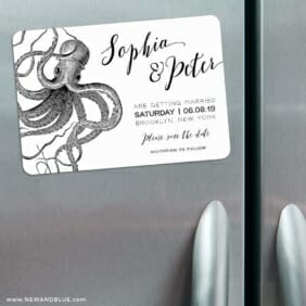 Jules 3 Refrigerator Save The Date Magnets