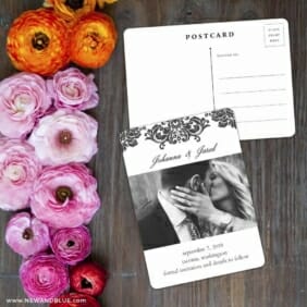 Napa Nb Save The Date Postcard With Back