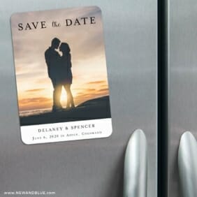Cherished 3 Refrigerator Save The Date Magnets