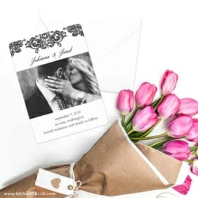 Napa Nb Save The Date Cards With Envelope