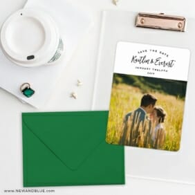 Our Special Love Save The Date Cards And Optional Color Envelopes
