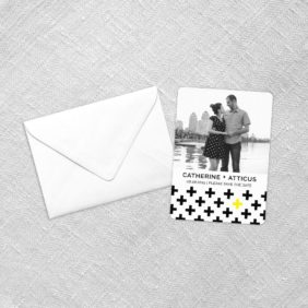 You Plus Me Save The Date Cards Fb