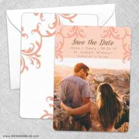 Isabella Nb Save The Date Wedding Card