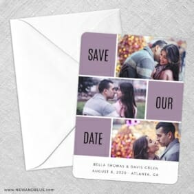 Love Story Save The Date Party Card