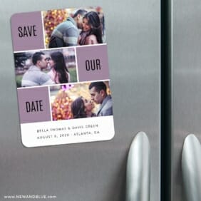 Love Story 3 Refrigerator Save The Date Magnets