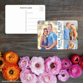 Relish The Moment Save The Date Postcard With Back