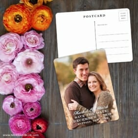 Rachel Save The Date Postcard With Back