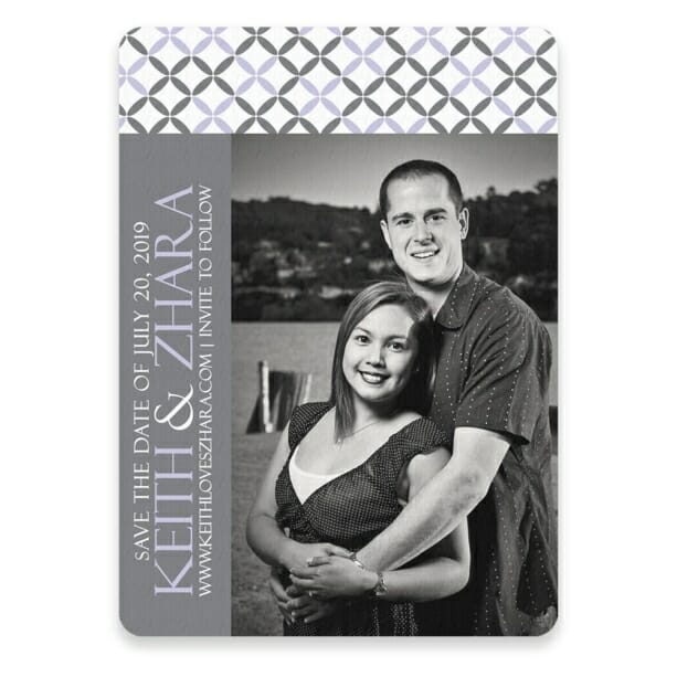 Hugs And Kisses Save The Date Postcards