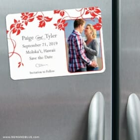Waikiki Nb 3 Refrigerator Save The Date Magnets